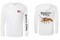 SPF 50 Bushwacker Fishing Shirt Lobster Edition